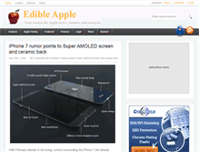 Tablet Screenshot of edibleapple.com